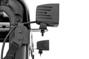 Polaris Ranger XP 1000 Trail Boss LED Light Kit - Rear - Rough Country - Wide Angle - Chrome - '21-'22